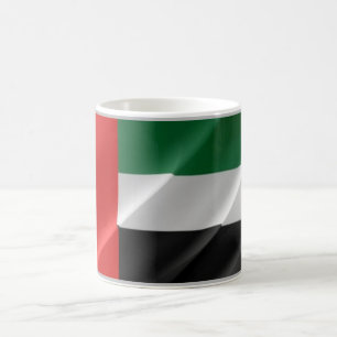 Vereinigte Arabische Emirate - Flag Wave - Kaffeetasse