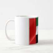 Vereinigte Arabische Emirate - Flag Wave - Kaffeetasse (Links)