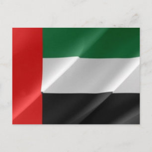 Vereinigte Arabische Emirate - Flagge - Postkarte