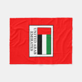 Vereinigte Arabische Emirate Fleecedecke (Vorderseite (Horizontal))