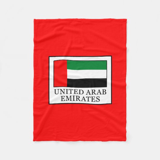 Vereinigte Arabische Emirate Fleecedecke (Vorderseite)
