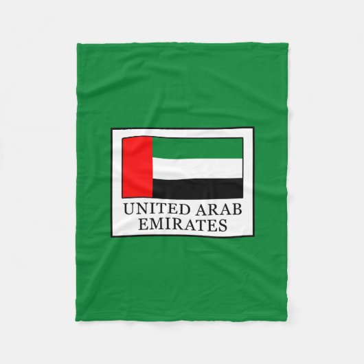 Vereinigte Arabische Emirate Fleecedecke (Vorderseite)