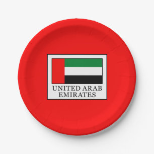 Vereinigte Arabische Emirate Pappteller