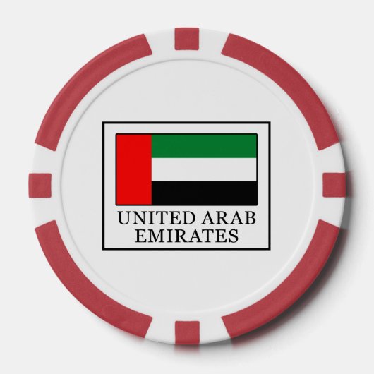 Vereinigte Arabische Emirate Pokerchips (Vorderseite)