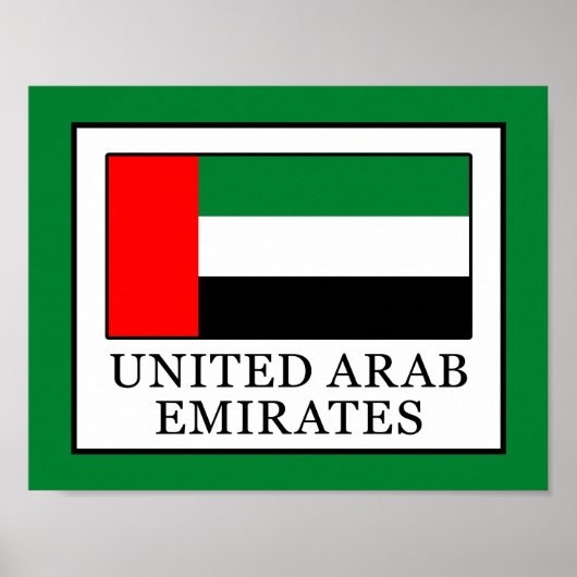 Vereinigte Arabische Emirate Poster (Vorne)
