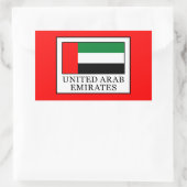 Vereinigte Arabische Emirate Rechteckiger Aufkleber (Tasche)