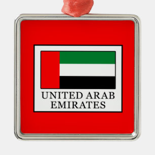 Vereinigte Arabische Emirate Silbernes Ornament