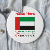 Vereinigte Arabische Emirate UAE-Flagge Rot Person Button (Beispiel)