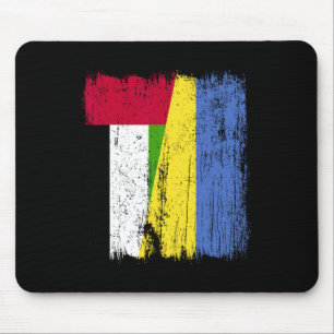Vereinigte Arabische Emirate Ukraine Halbflagge Em Mousepad