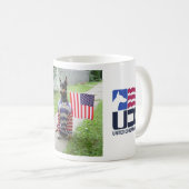 Vereinigte Dobe Verein-Tasse mit Logo Kaffeetasse (VorderseiteRechts)