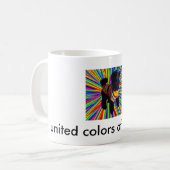 vereinigte Farben der Pudel Kaffeetasse (Vorderseite Links)