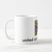 vereinigte Farben der Pudel Kaffeetasse (Links)