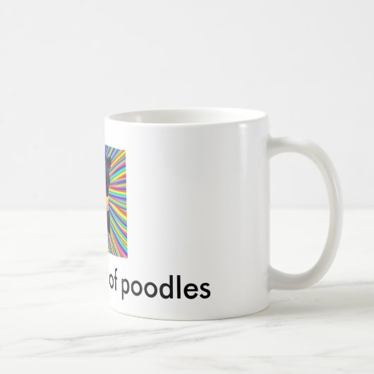 vereinigte Farben der Pudel Kaffeetasse (Rechts)