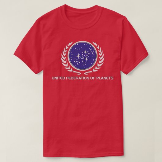 Vereinigte Föderation der Planeten T-Shirt (Design vorne)