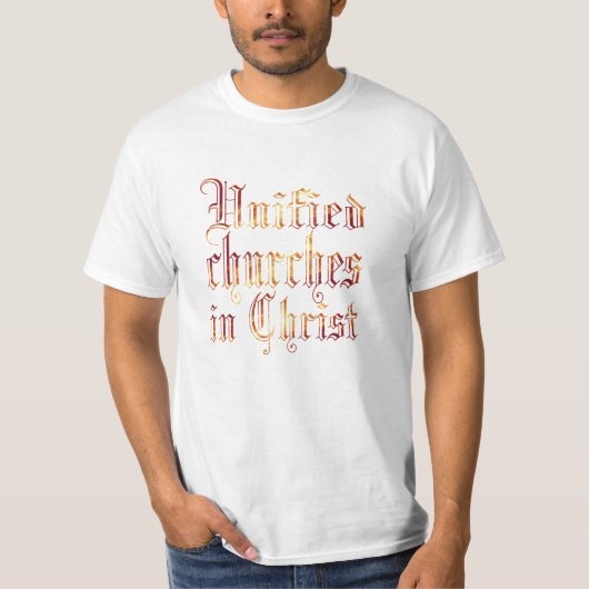 Vereinigte Kirchen in Christus T-Shirt (Vorderseite)