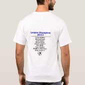 Vereinigte Liga-Meister T-Shirt (Rückseite)
