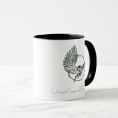 Vereinigte Pegasus-Grundlagen-Logo-Tasse Tasse (VorderseiteRechts)