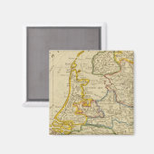 Vereinigte Provinzen 3 Magnet (Vorderseite/Rückseite)