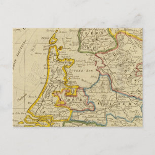 Vereinigte Provinzen 3 Postkarte