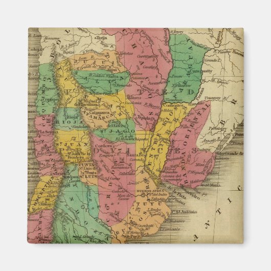 Vereinigte Provinzen, Chili, Patagonien Magnet (Vorne)