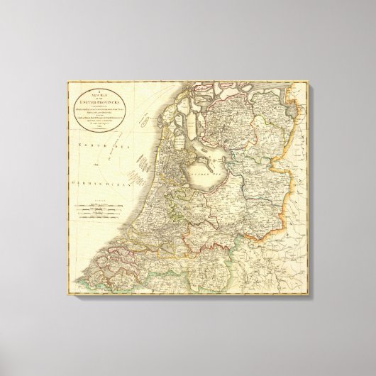 Vereinigte Provinzen Leinwanddruck (Vorderseite)