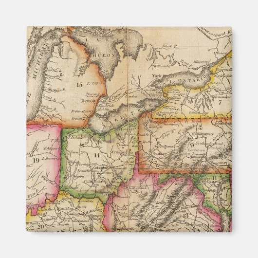 Vereinigte Staaten 11 Magnet (Vorne)