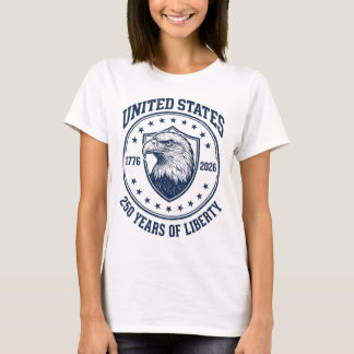 Vereinigte Staaten 250 Jahre Liberty Eagle T-Shirt