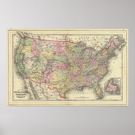 Vereinigte Staaten 28 Poster (Vorne)