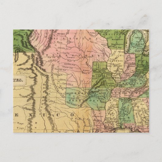 Vereinigte Staaten 35 Postkarte (Vorderseite)