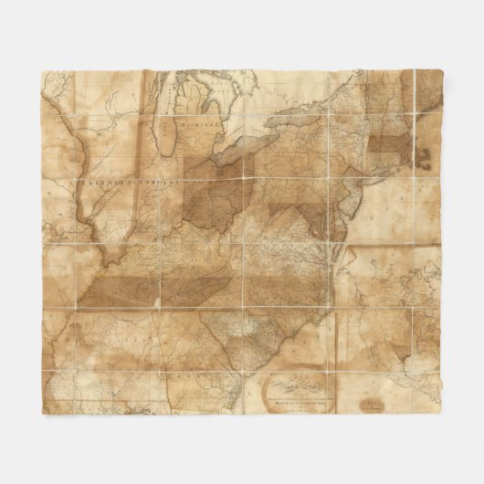 Vereinigte Staaten 39 Fleecedecke (Vorderseite (Horizontal))