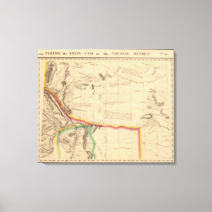 Vereinigte Staaten 48 Leinwanddruck