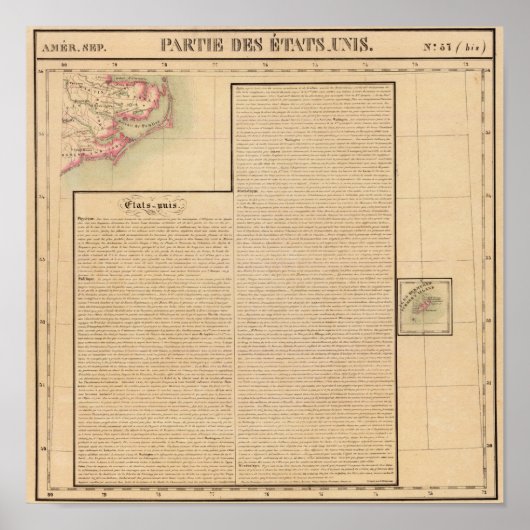 Vereinigte Staaten, Amerika 57 bis Poster (Vorne)