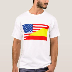 Vereinigte Staaten: Amerika sprengt Halbfahne im L T-Shirt