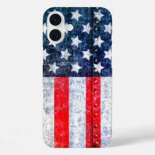 Vereinigte Staaten Amerikanische Flagge iPhone 16 Plus Hülle