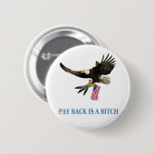 Vereinigte Staaten Button (Vorne & Hinten)