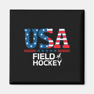 Vereinigte Staaten Flagge Feldhockey Usa Mannschaf Magnet