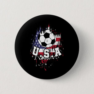 Vereinigte Staaten Fußball Amerikanischer Fußball Button