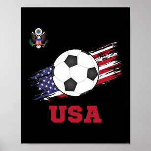 Vereinigte Staaten Fußball Amerikanischer Fußball Poster