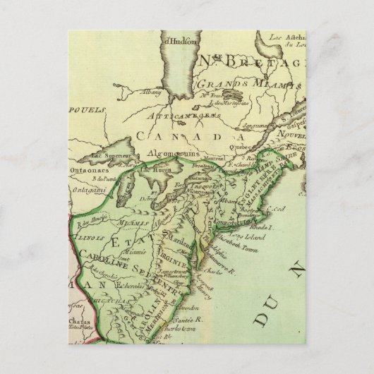 Vereinigte Staaten, Kanada 2 Postkarte (Vorderseite)