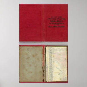 Vereinigte Staaten, Kanada, Mexiko, Mittelamerika Poster