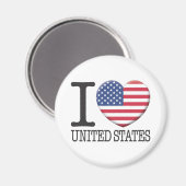 Vereinigte Staaten Magnet (Vorderseite/Rückseite)