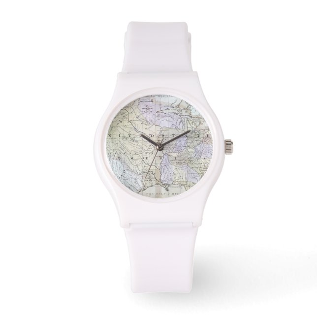 VEREINIGTE STAATEN MAP, c1812 Armbanduhr (Vorderseite)