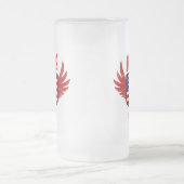 Vereinigte Staaten Mattglas Bierglas (Mittel)