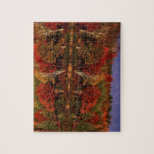 Vereinigte Staaten, Michigan, Obere Halbinsel.Nied Puzzle (Vertikal)