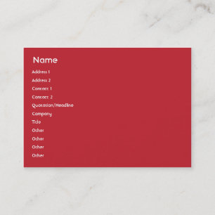 Vereinigte Staaten - mollig Visitenkarte