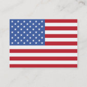 Vereinigte Staaten - mollig Visitenkarte (Rückseite)