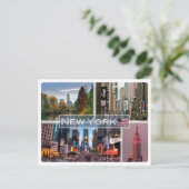 Vereinigte Staaten - New York USA - Postkarte (Stehend Vorderseite)