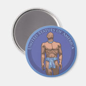 Vereinigte Staaten: Offizieller Gear Swag Magnet (Vorderseite/Rückseite)