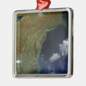 Vereinigte Staaten Ostküste Silbernes Ornament (Links)