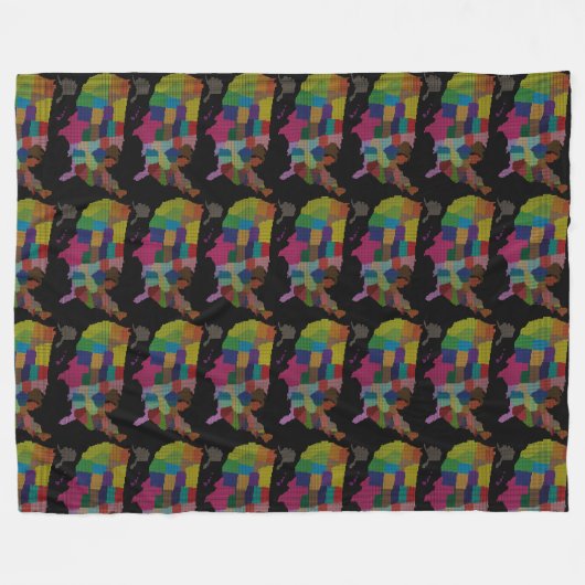 VEREINIGTE STAATEN - Sondergeschenk für Touristen Fleecedecke (Vorderseite (Horizontal))